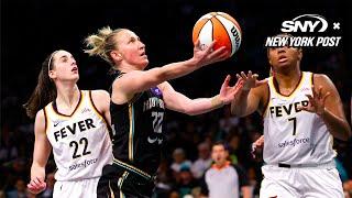 The New York Liberty defeat Caitlin Clark and the Indiana Fever to start the season 3-0