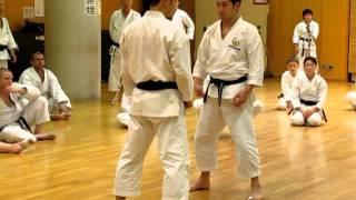 Kagawa-sensei explains about kihon ippon kumite