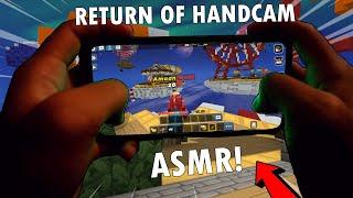 RETURN OF THE LEGENDARY HANDCAM ASMR in Bedwars!! (Blockman GO)