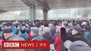 武漢爆發大規模集會 老人抗議削減個人醫保賬戶資金－ BBC News 中文