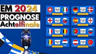 EURO 2024 Prognose ACHTELFINALE (EM Tipps - Sportwetten Tipps) Alle Spiele