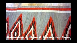 Antique Navajo American  Rug #20581 by RADR