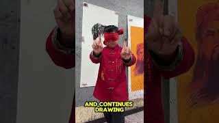 This Guy Sketched His Girfriends Face while Blindfold!