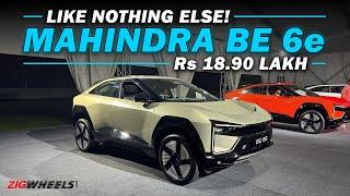 Mahindra BE 6e Electric SUV Walkaround | Design, Features, Space, Interior First Impressions