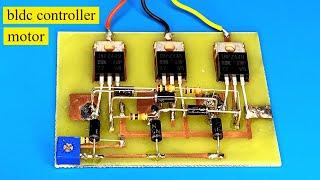 how to make brushless motor controller , mosfet , IRFz 44n