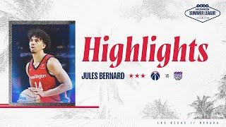 NBA 2K25 Summer League Highlights: Jules Bernard with 20 points in victory over Kings | 07/18/24