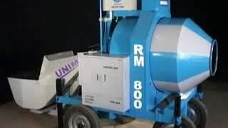 Reversible Diesel Engine Concrete Mixer, Diesel Engine Concrete Mixer, RM 800 Concrete Mixer