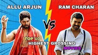 Allu Arjun Vs Ram Charan Top 10 Highest Grossing Movie 