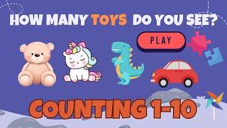 Numbers Game || Counting 1-10 || Counting toys || Let's play