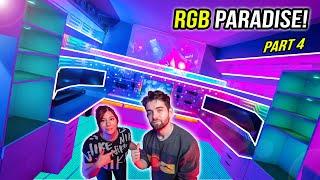 How we TRANSFORMED our GAMING ROOM with RGB Lighting!