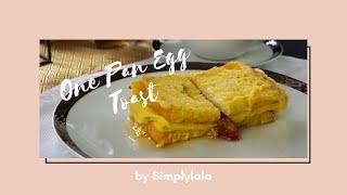 vlog | Easy One pan Egg Toast Sandwich | Silent vlog | Simplylala