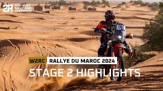 Stage 2 Highlights - Rallye du Maroc 2024 #W2RC