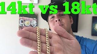 Comparing 14kt vs 18kt GOLD