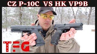 CZ P-10C VS HK VP9B (Range Comparison) - TheFirearmGuy