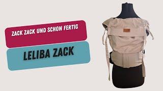 Zack und schon fertig: Leliba Zack die schnelle Fullbuckle Tragehilfe ab Geburt