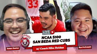 San Beda Red Cubs discussion with Headcoach Miko Roldan