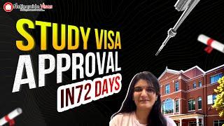Study Visa Approval in 72 Days | Roop's Visa Story || Nationwide Visas Reviews