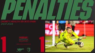KARL HEIN SAVES TWO PENALTIES IN THE SHOOTOUT | HIGHLIGHTS | Arsenal vs Bournemouth (5-4)