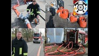 HFS System NRW Wasserförderung lange Wegstrecke Feuerwehrübung