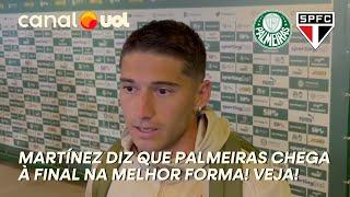 EMILIANO MARTÍNEZ COMEMORA ADAPTAÇÃO AO PALMEIRAS E DIZ QUE O TIME CHEGA À FINAL NA MELHOR FORMA