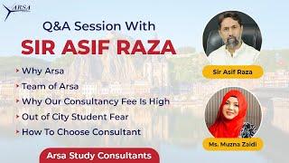 Consultancy Fee of ARSA | Study Abroad Feb 2025 | Highest Visa Ratio |All Dream Destinations.