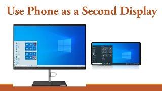 How to use andriod phone as 2nd monitor for pc or laptop