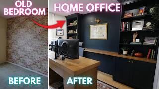 DIY Home Office Build - Bedroom to Office