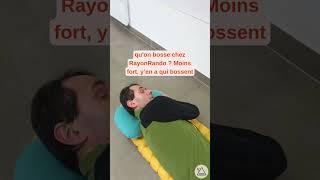 Chez RayonRando nous testons le matériel ! #randonnée #dormir #testproduit #humour #shorts #matelas