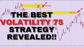 Best Volatility 75 Index Strategy Exposed!|Institutional Trading Strategies