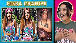 Dank indian Memes Double meaning memes REACTION | wah bete mauj kardi | Neha M.