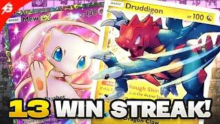 13 WIN STREAK with this INSANE Druddigon Deck! (MUST TRY) Pokemon TCG Pocket!