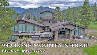 Big Sky MT Home For Sale | 6,892 sq ft | 942 Lone Mountain Trail