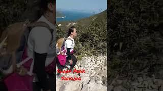 Sharp Peak hike is one of the toughest hiking mountain  in hongkong