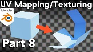 Part 8-Blender Beginner Tutorial (UV Mapping and Texturing)