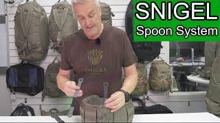 Snigel Spoon System - Transforming a combat belt into a carrying belt for your tactical backpack.