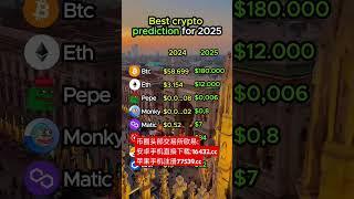 2025年预测#比特币[话题]# #交易[话题]# #BTC[话题]# #区块链[话题]##比特币 #比特币 #btc #eth #以太坊 #山寨币 #美股 #股票 #币圈 #比特币合约 #数字货币