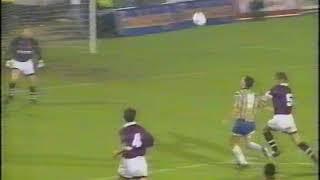 Steve Wilkinson with the only goal in a 1-0 win at Northampton in October 1994