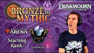  Bronze To Mythic: Episode 27 - Starting Rank: Diamond 1 - MTG Arena:  Duskmourn: House Of Horror