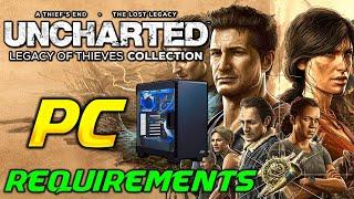 UNCHARTED LEGACY OF THIEVES PC REQUIREMENTS  IN HINDI| Uncharted PC Special Features & Requirements