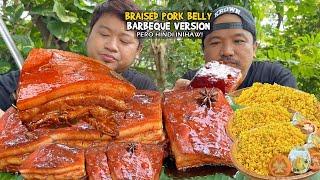 BRAISED PORK BELLY na "BARBEQUE VERSION PERO HINDI INIHAW!" with JAVA RICE