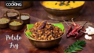 Potato Fry | Spicy Aloo Fry  | Spicy Garlic Powder | Side Dishes | Potato Recipes @HomeCookingShow