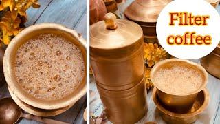 Filter Kaapi | Filter Coffee | How To Make South Indian Filter Coffee At Home | Your Everyday Cook