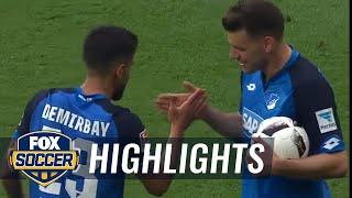 Kerem Demirbay scores off a free kick​ | 2016-17 Bundesliga Highlights