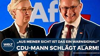 AFD: "Aus meiner Sicht ist das ein Warnsignal!" Nach Bundesparteitag in Essen schlägt CDU-Mann Alarm