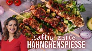 Hähnchenspieße mit 3-ZUTATEN-MARINADE / 30 MINUTEN Mittagessen