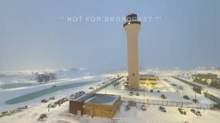 01-05-2025 Kansas City, MO - Kansas City International airport closed to blizzard conditions