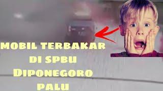 cctv footage, seconds the car caught fire at the gas station/Palu/SUL_TENG