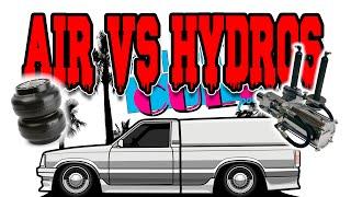 AIR RIDE VS. HYDRAULICS Whats the best Mini Truck suspension