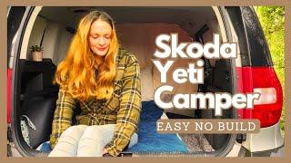 Transforming My Skoda Yeti into a Budget-Friendly Car Camper! (easy no-build conversion)