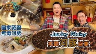 國家認證無毒#河豚  Ricky #張錦祥 Jacky #余健志 挑戰河豚盛宴｜ EP2｜ #中山美食 ｜#煮題Cook｜HOY TV